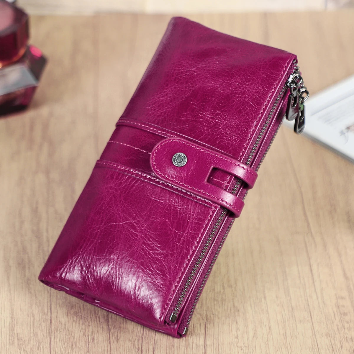 Leather Clutch Wallet